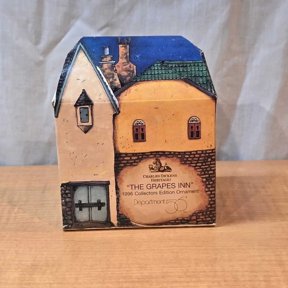 Department 56 The Grapes Inn 1996 Collectors‎ Edition Christmas Ornament VTG